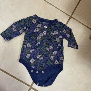 527. Okie Dokie Purple Long Sleeve Size Newborn
